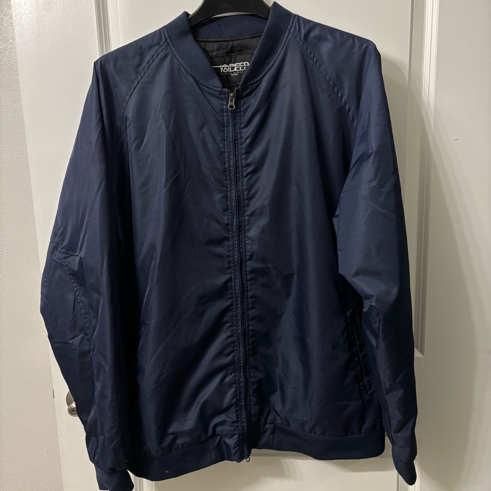 10 Deep Navy Jacket with Tiger Embroidery size 3X - Picture 2 of 6